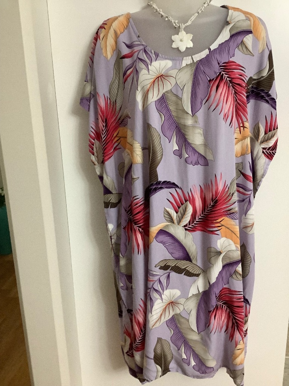 Divah caftan floral dress XL/XXL 42-43 bust